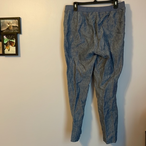 J. Jill Love Linen Blue Pants size S - Picture 9 of 14